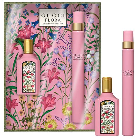 gucci flora miniature|gucci flora gorgeous gardenia set.